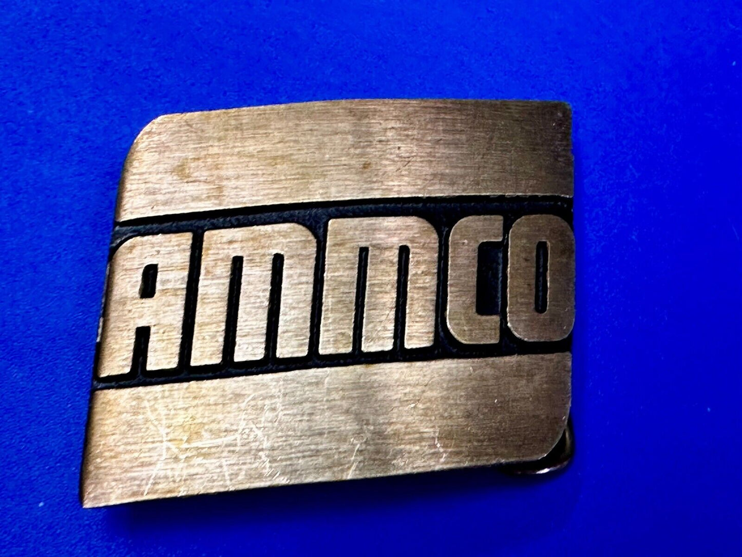 Ammco Solid Brass Transmition Brake Auto Car Shop Belt Buckle By Dynabuckle