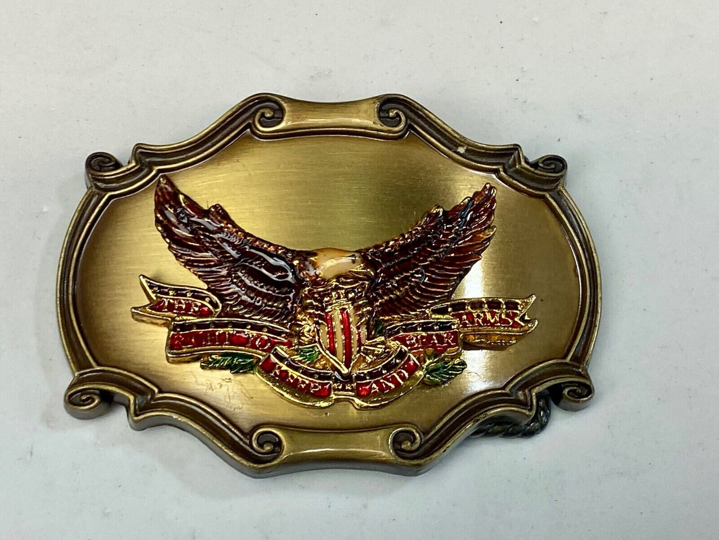 1978 The Right To Keep And Bear Arms 2nd Amendment RainTree Vintage Belt Buckle