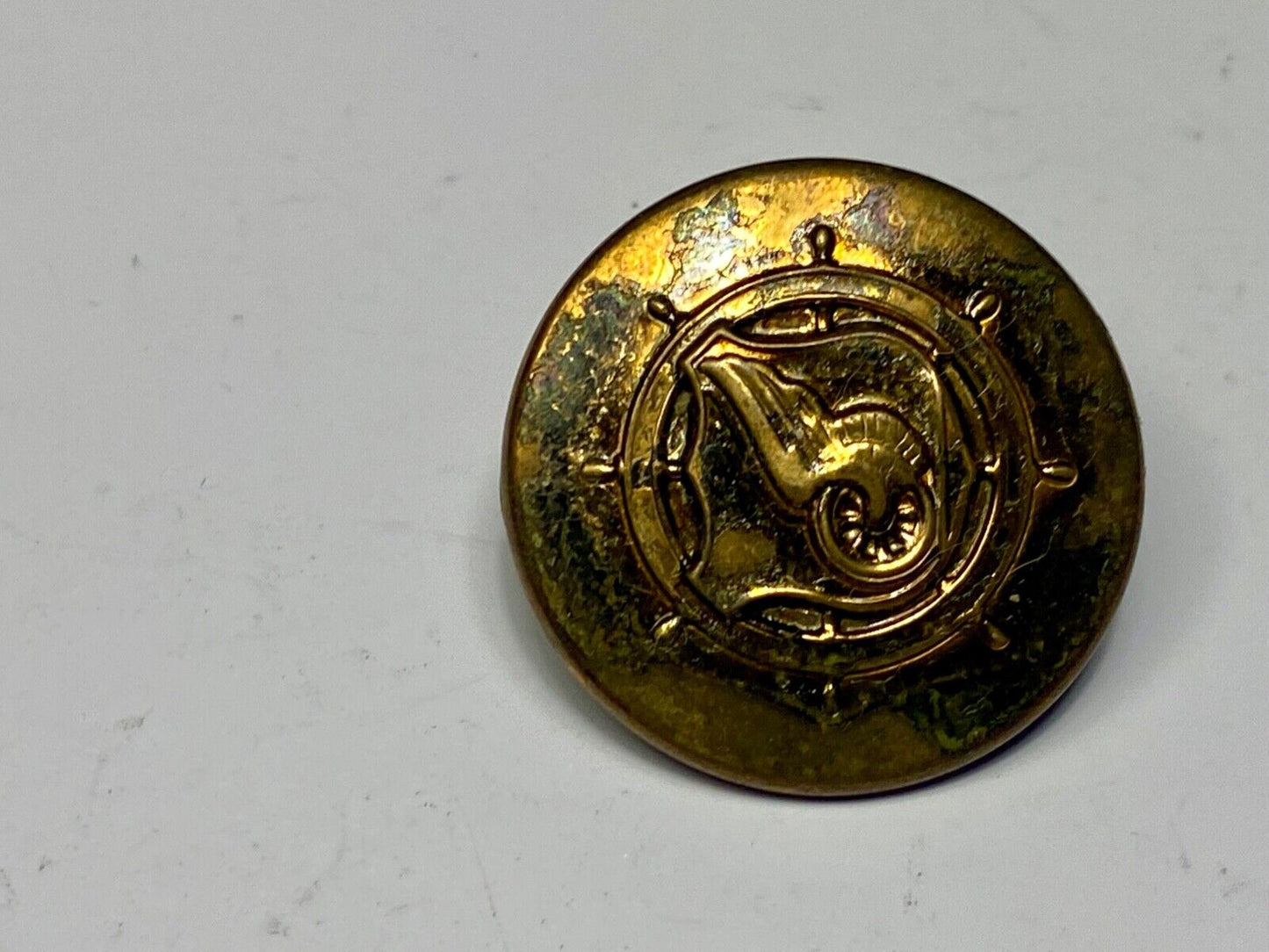 US Army Transportation Corps Collar Disc Pin Winged Wheel Helm Crest LR G-1