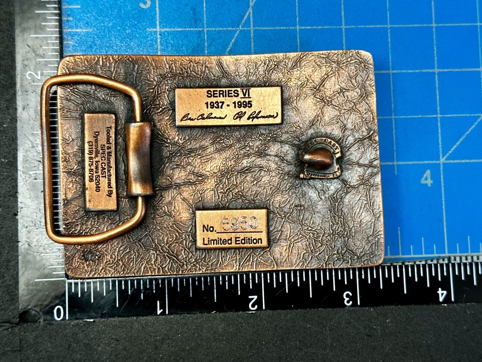 58 Years TISCO Tractor Implement Supply company NOS Belt Buckle by Speccast