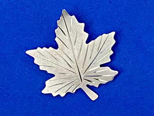 Vintage Canadian Maple Leaf Sterling Silver 925 Brooch Pin Signed Bond Boyd