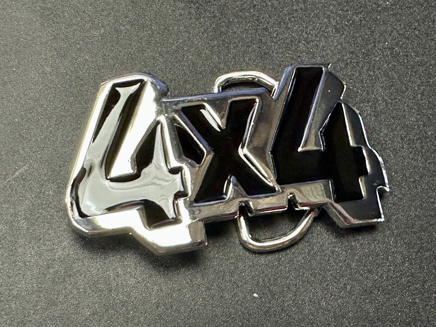 4x4 Four By Truck Drive Gear block letters jeep pickup cutout belt buckle