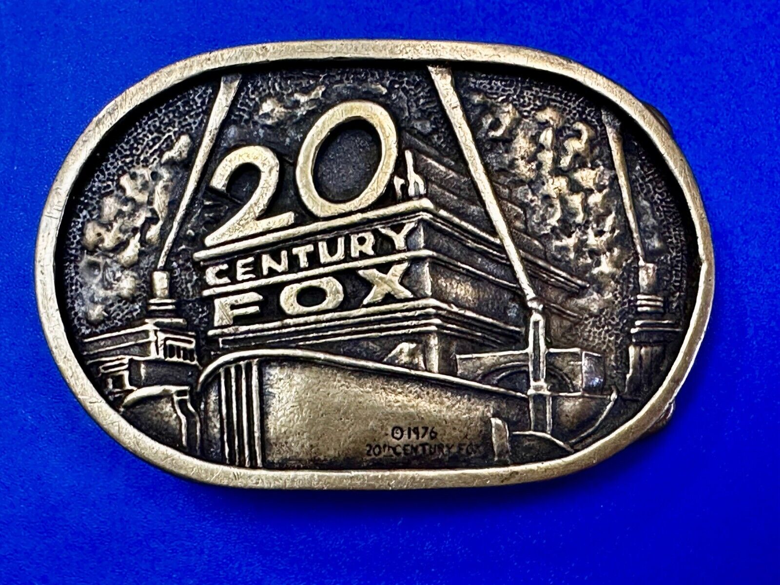 20th Century Fox Logo Movie Studio Music Entertainment Co BTS Brass Belt Buckle