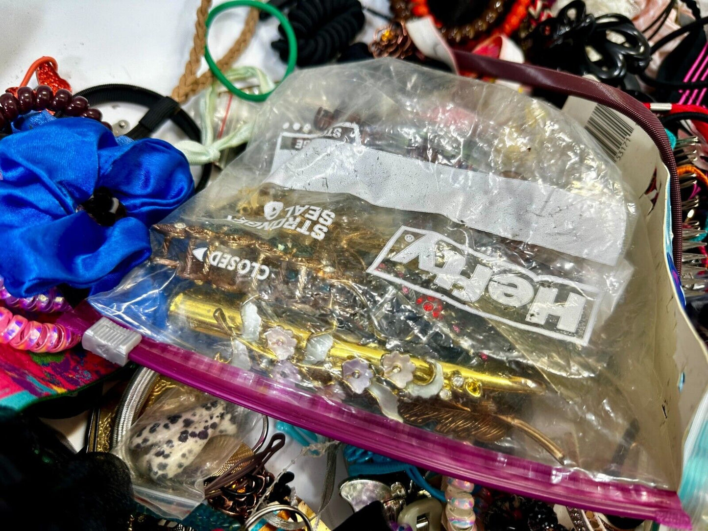 Almost 13 pounds of Hair Accessories -  Resale Bulk Lot, Junk Drawer Grab Bag