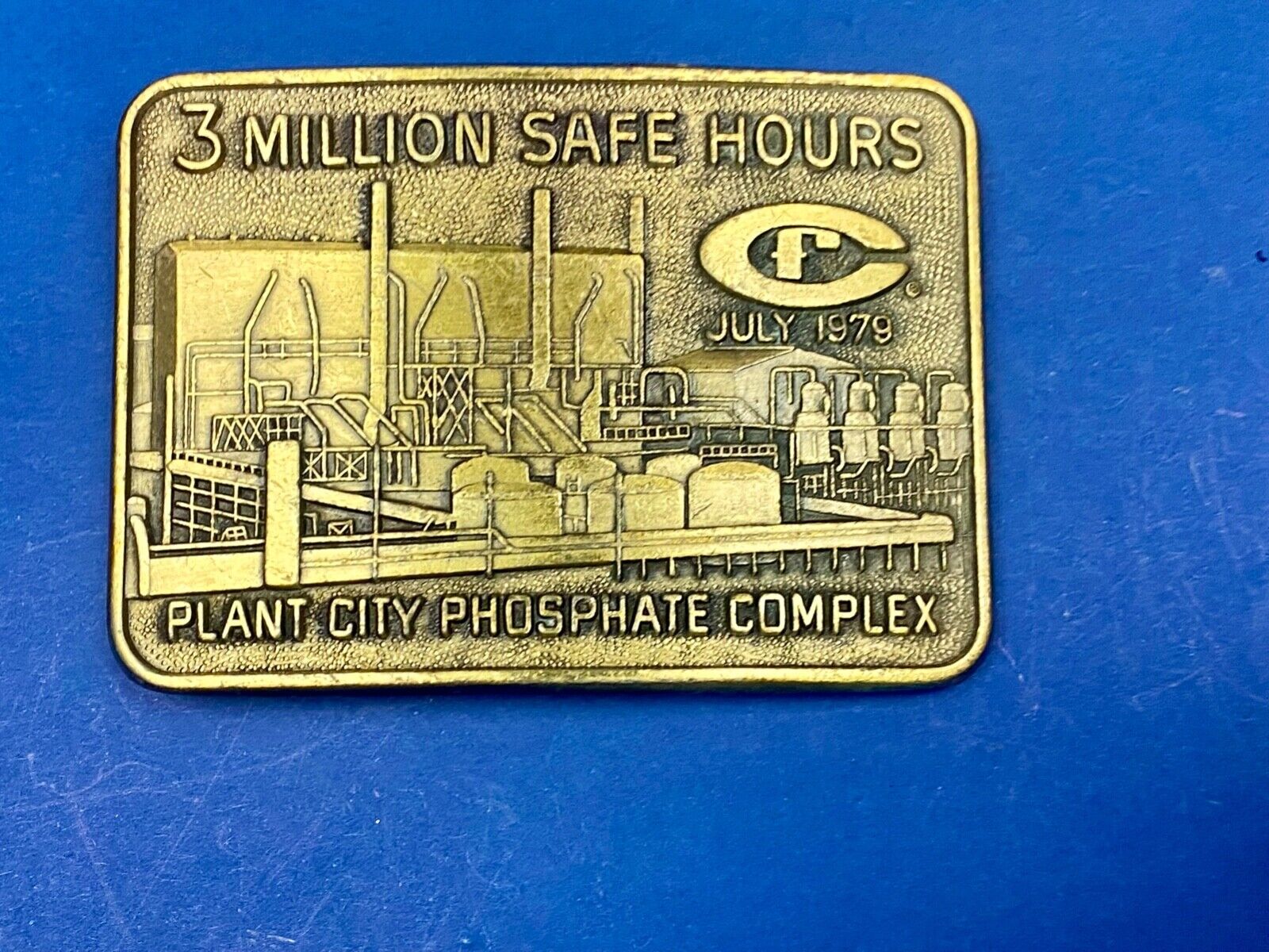 3 Million Hours! Safety Award Pant City Phosphate Complex Congratulations Award