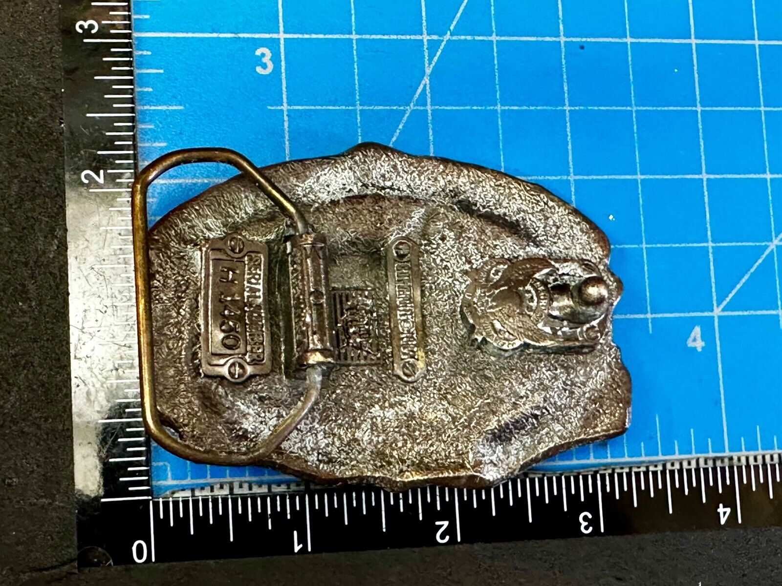 American farmers feed the world Vintage 1984 The Great American Belt Buckle Co
