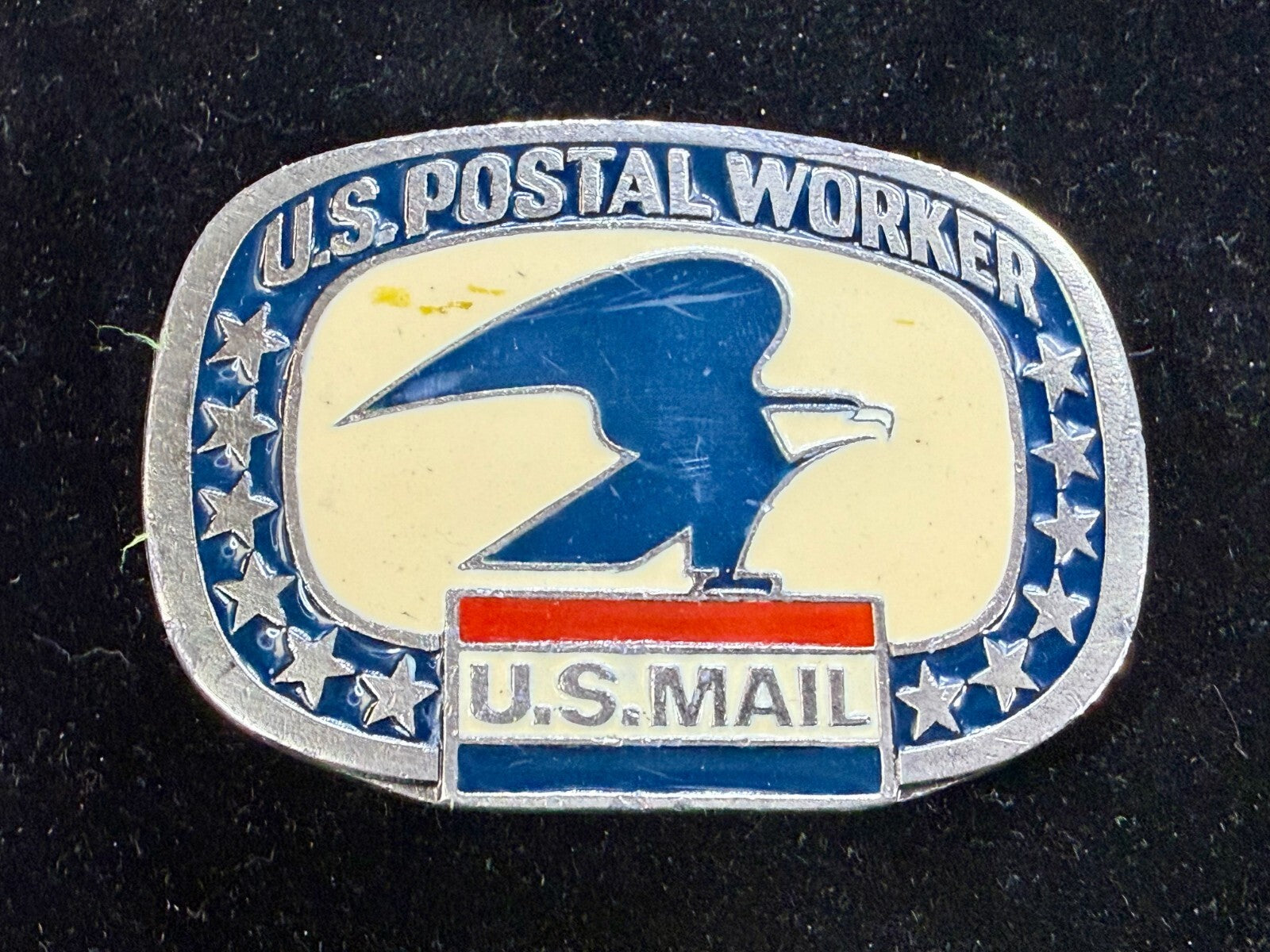 U.S. Postal Worker Service U.S Mail Vintage Buckle Bakery Belt Buckle