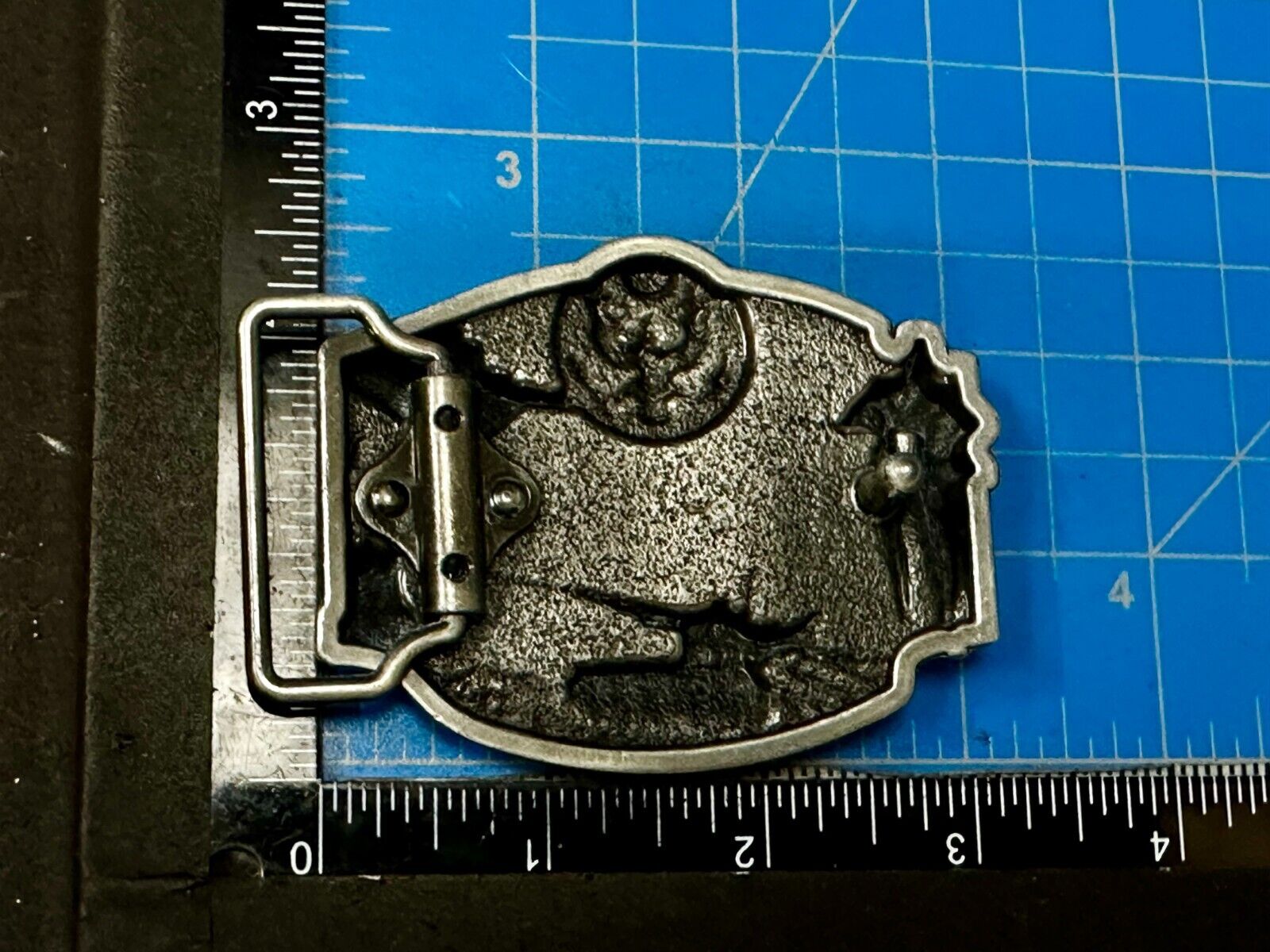 US Army United States Patriotic Soldiers Tanks Raised USA Eagle Belt Buckle