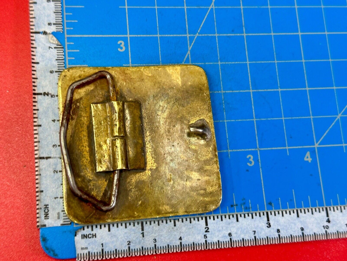 Veritas Geophysical Ltd CGG Alberta Canada vintage adverting belt buckle