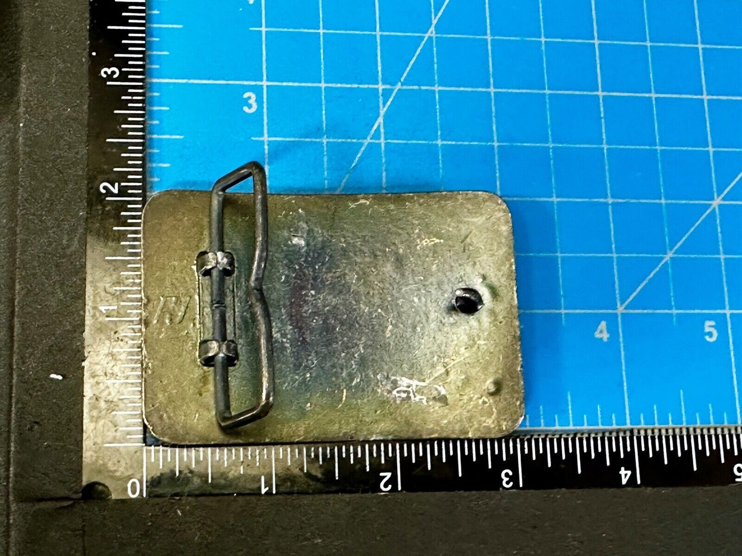 Austin Texas Distributing and Manufacturing 1984 Advertisement Promo Belt Buckle