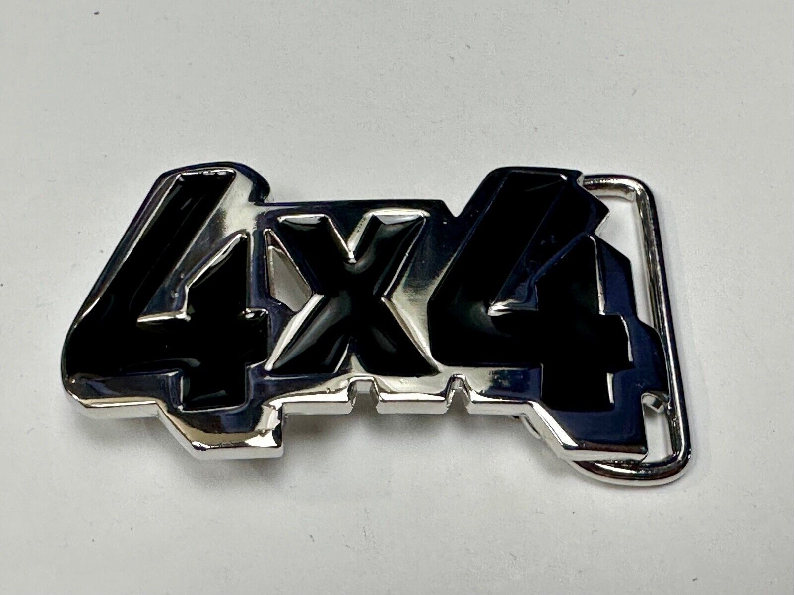 4x4 Four By Truck Drive Gear block letters jeep pickup cutout belt buckle