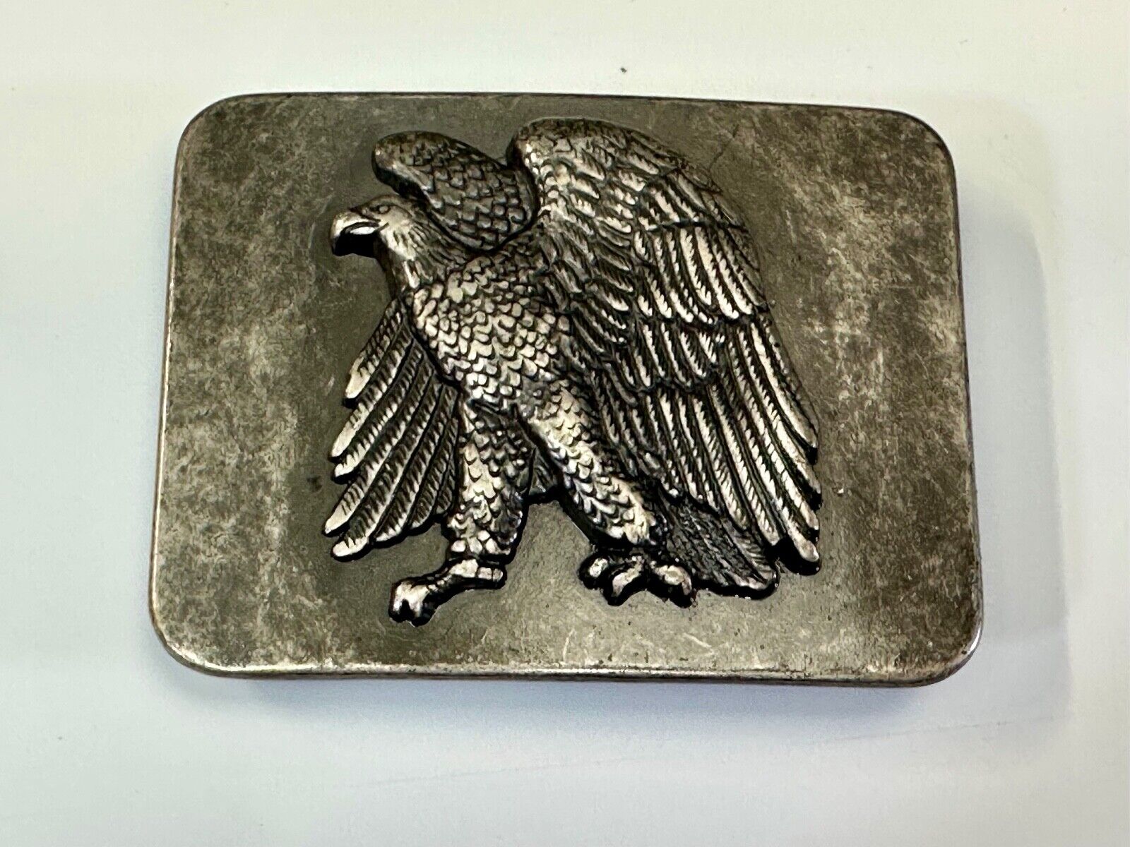 American Eagle - ready to fight! Patriotic USA belt buckle