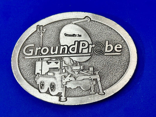 vintage Ground probe Company promo Advertising belt buckle