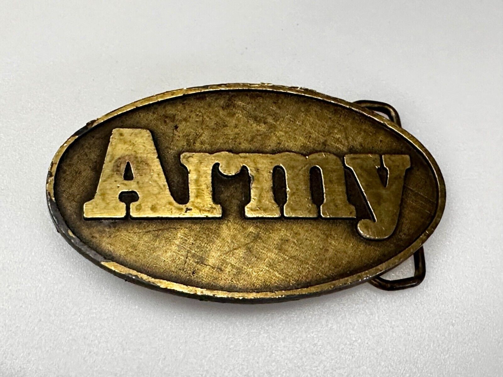 United States Us Army Recruitment Officers Award Vintage Belt Buckle