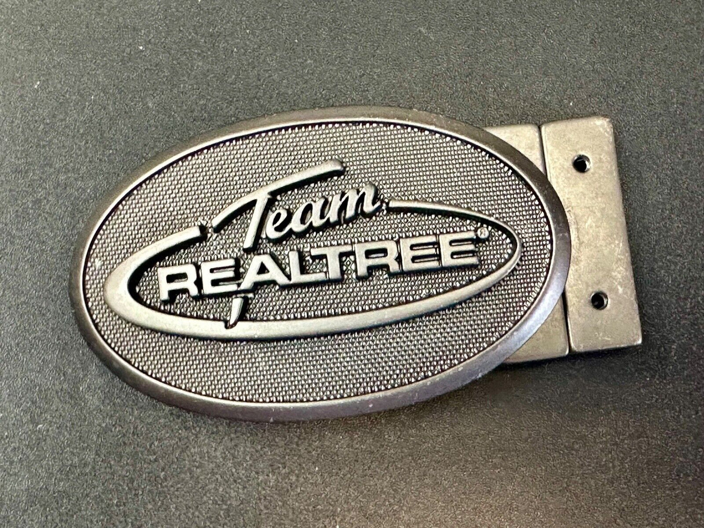 Team Realtree Hunting Accesories Duck Dynasty Advertisement Belt Buckle