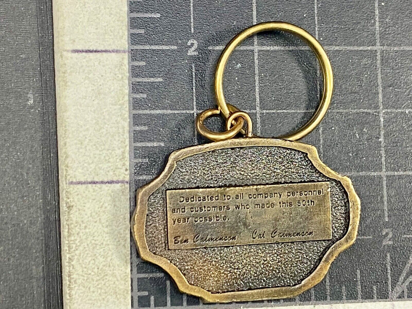 TISCO Tractor Implement Supply Co 50 year celebration NOS Keychain 