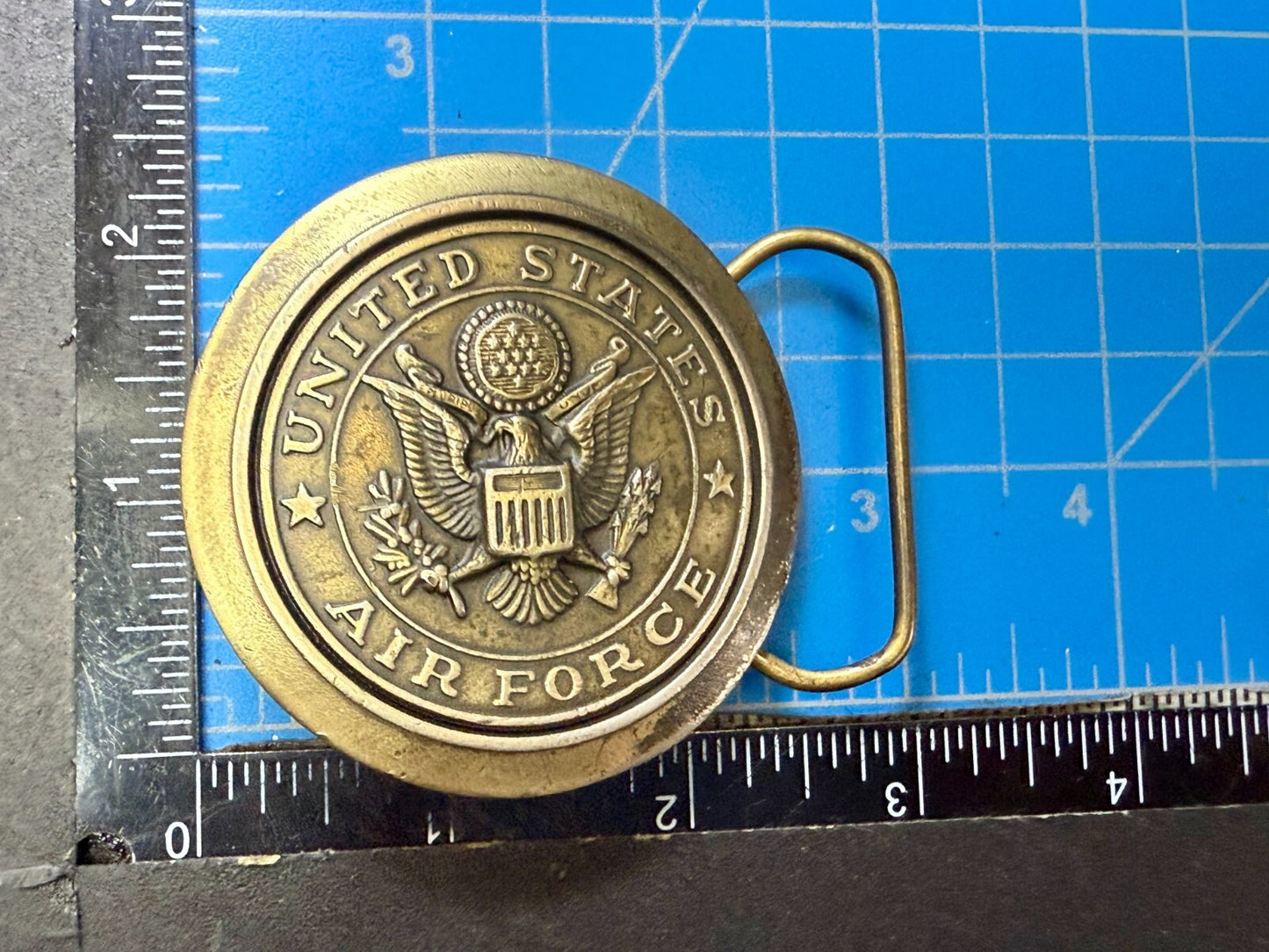 United States Air Force Vintage 1977 Limited Edition Great American Belt Buckle
