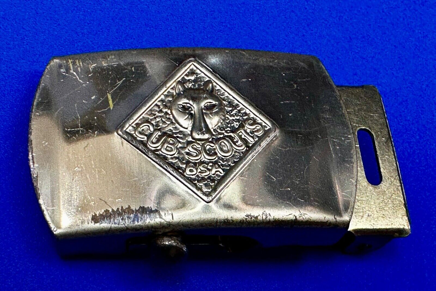 Vintage Cub Scouts Vintage Wolf BSA Solid Brass Replacement Uniform Belt Buckle