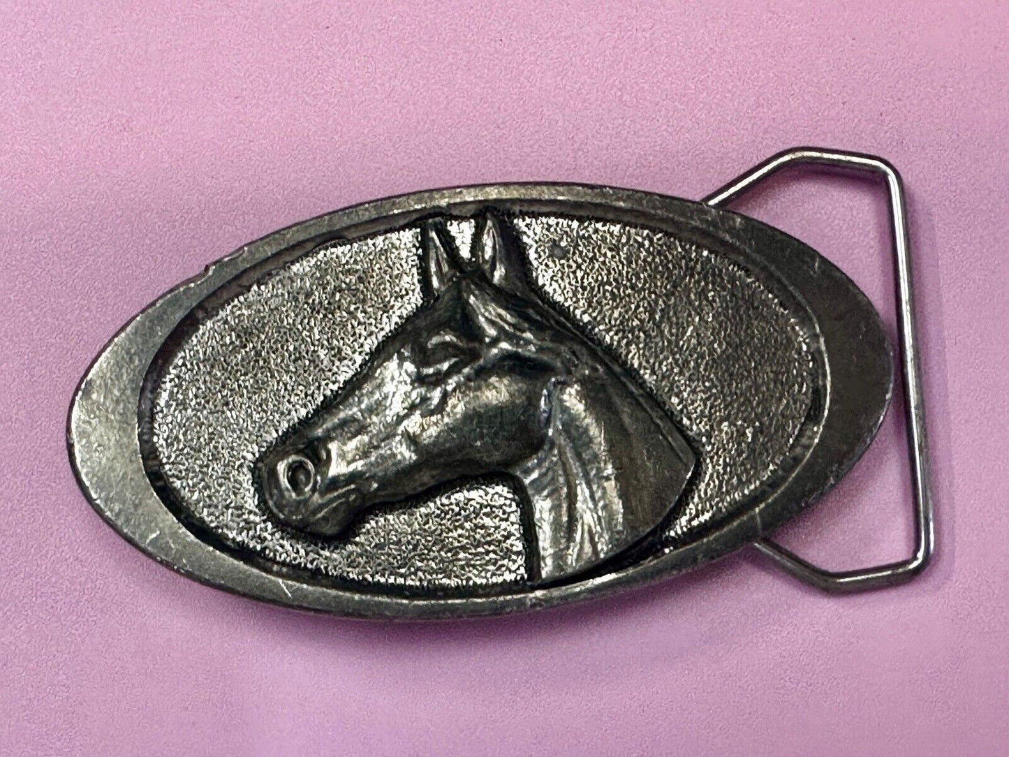 Vintage Horse head - 1976 Adezy Western Animal Lovers Belt Buckle