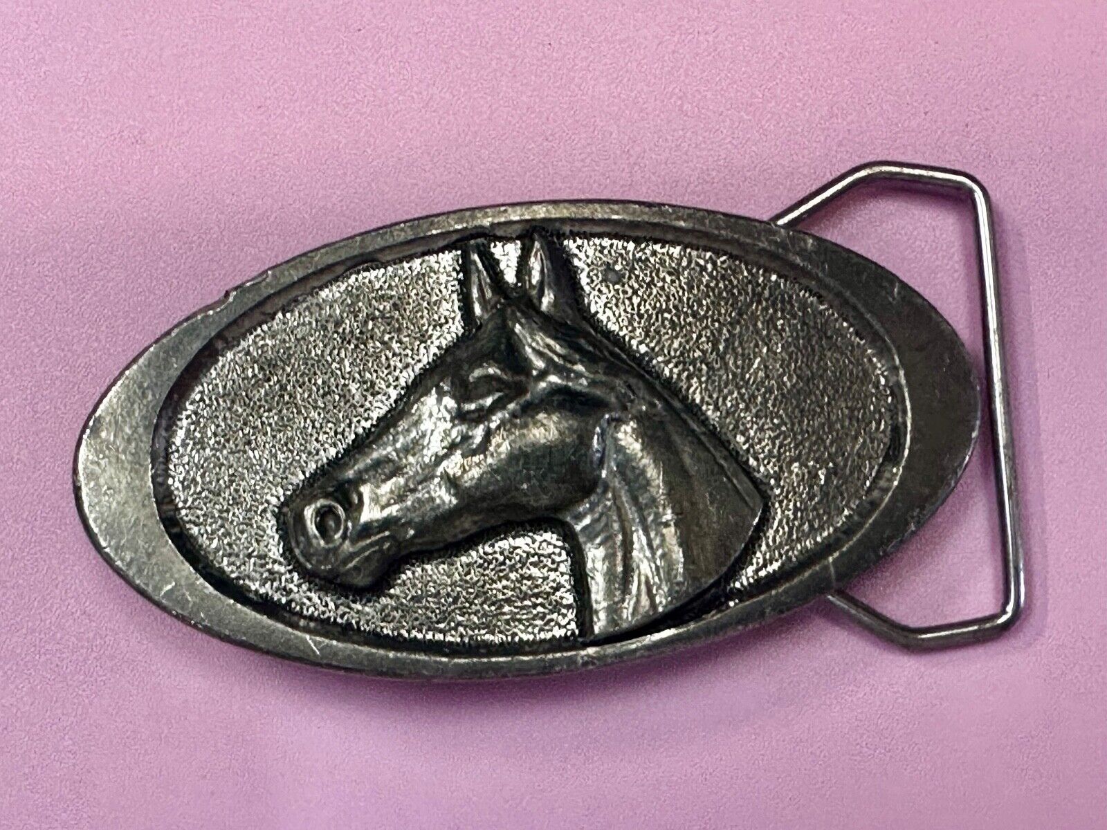 Vintage Horse head - 1976 Adezy Western Animal Lovers Belt Buckle