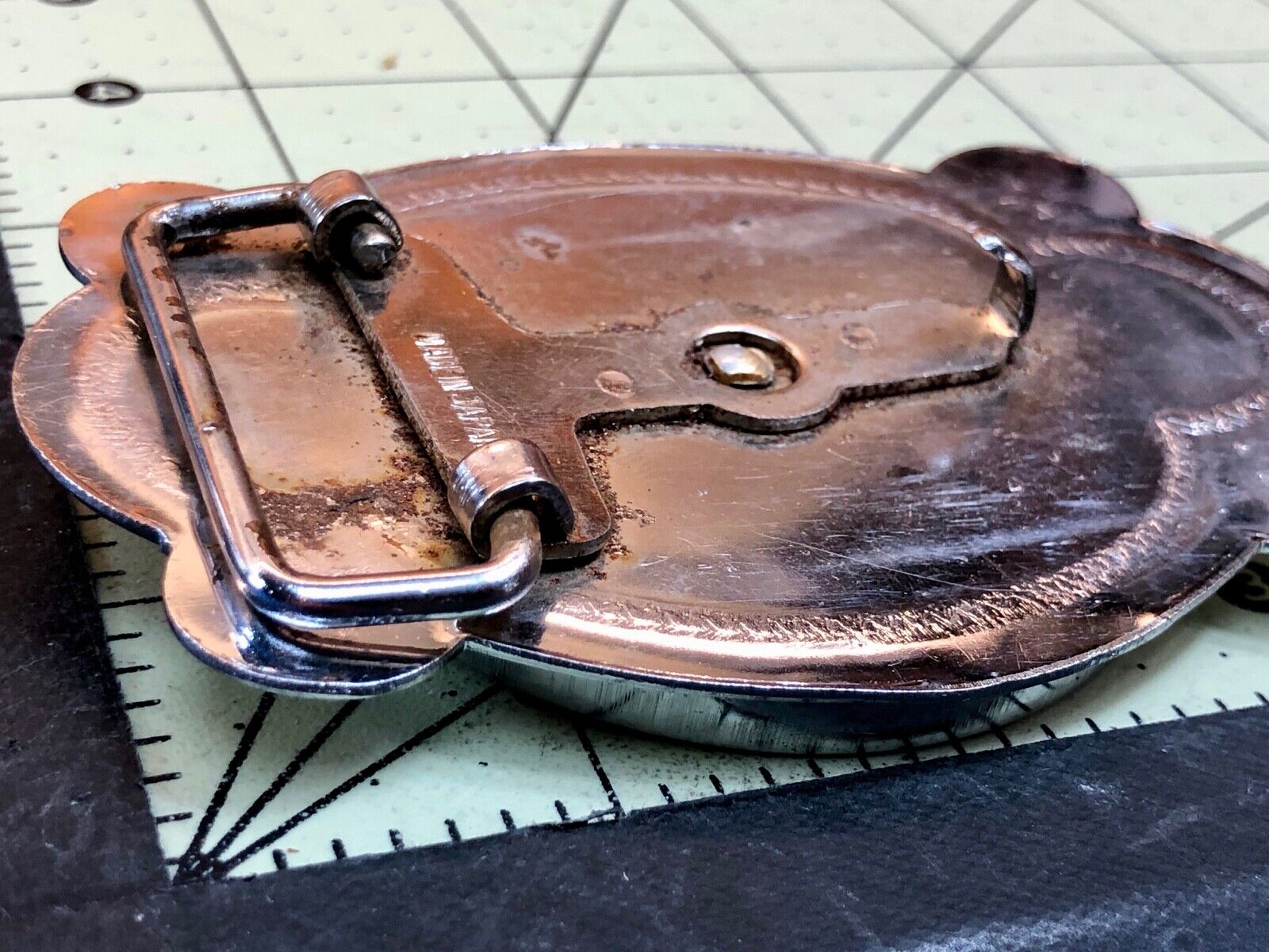 Vintage Horse in CenterPiece Rodeo Cowboy western belt buckle 
