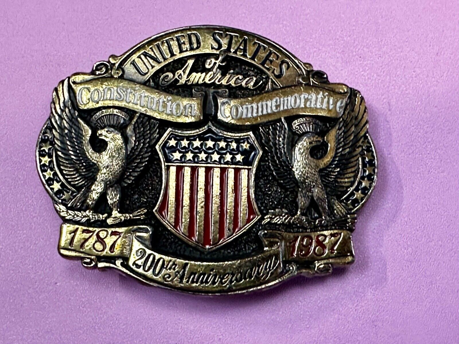 America 200th anniversary  Patriotic USA!  The Great American Belt Buckle Co