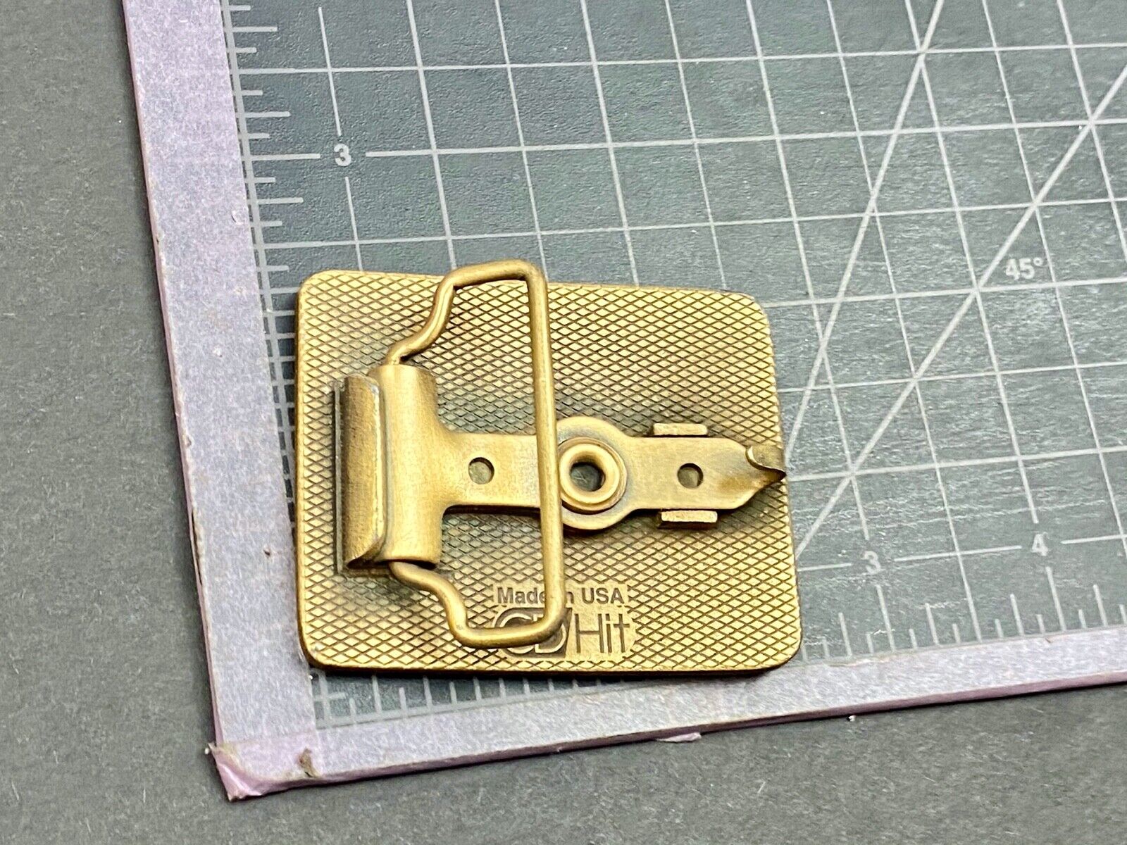Vintage Fleetguard Construction Equipment Company Advertising Belt Buckle 