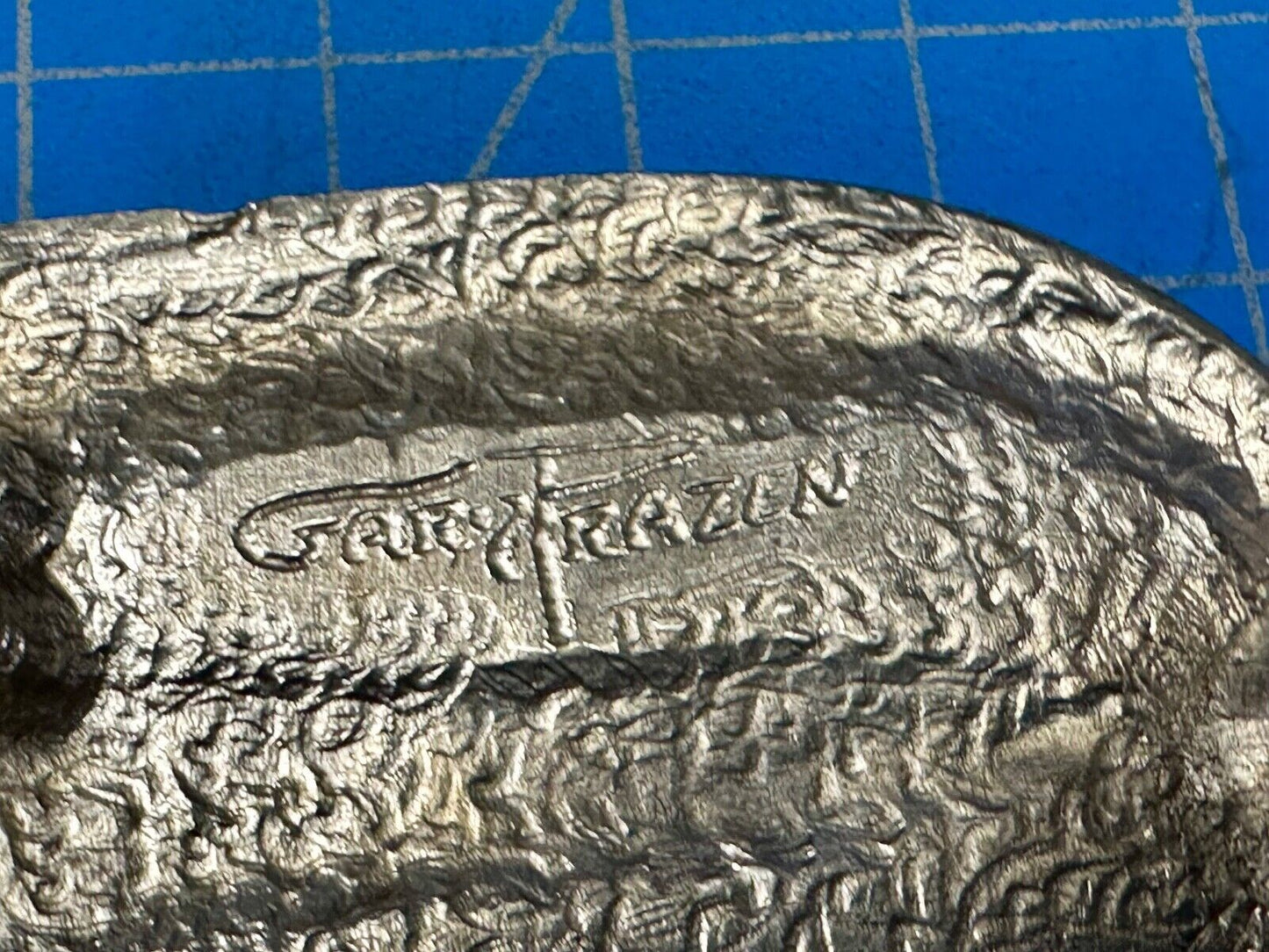 Utah Railway Co Vtg Train Railroad 85 Years - Gary Prazen Sculpture Belt Buckle