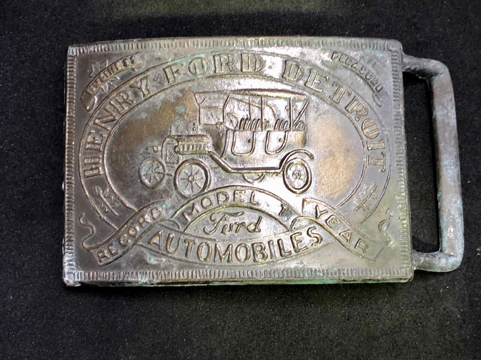  Vintage Henry Ford Detroit Model T Automobiles Belt Buckle PC 2020340010