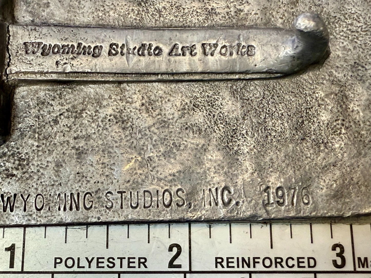 930 KAPR AM Radio Station Vintage 1976 Belt Buckle by Wyoming Studios Art Works