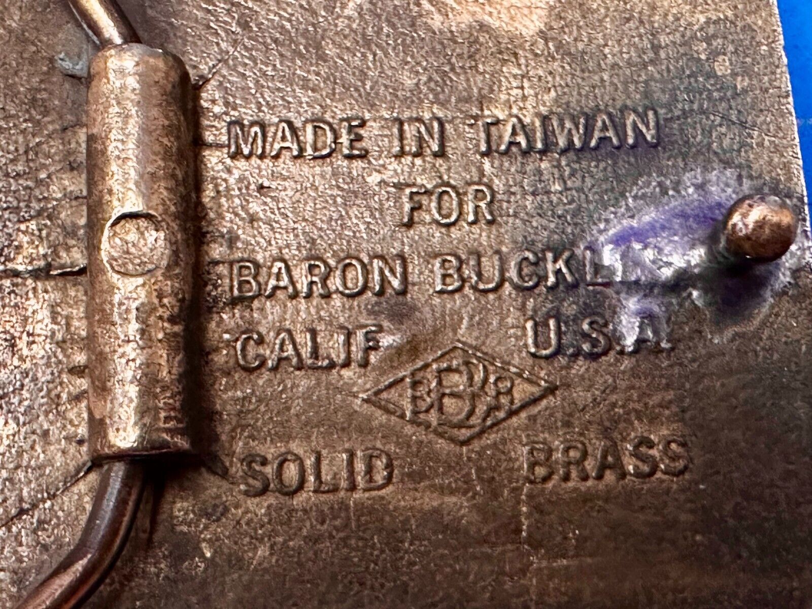 USPS United States Postal Service U.S Mail Solid Brass Belt Buckle by Baron BBB