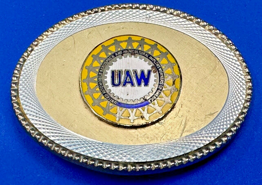 United Automobile Aerospace and Agricultural Implement Workers Belt Buckle - W