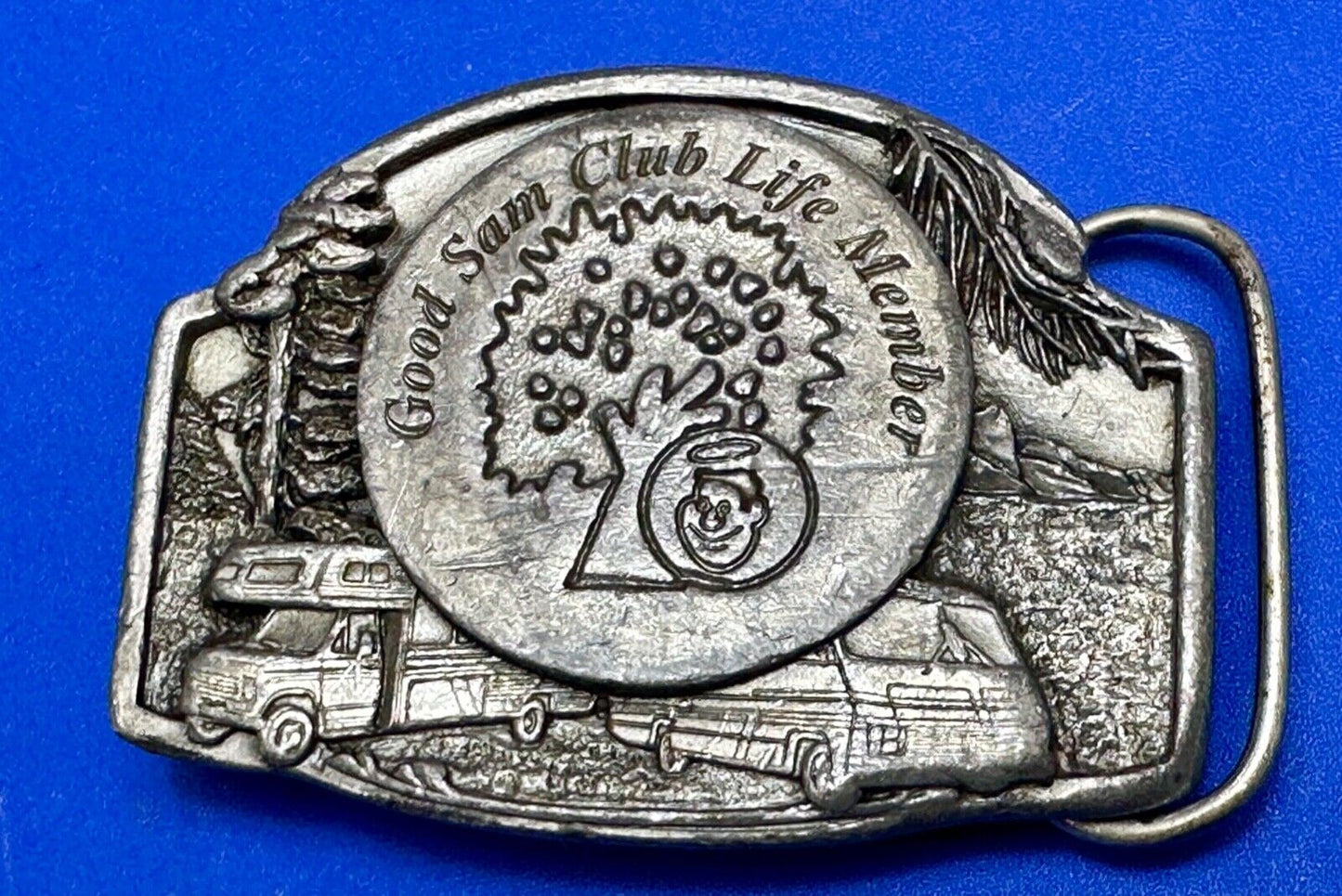 Vintage Good Sam Club Life Member Belt Buckle
