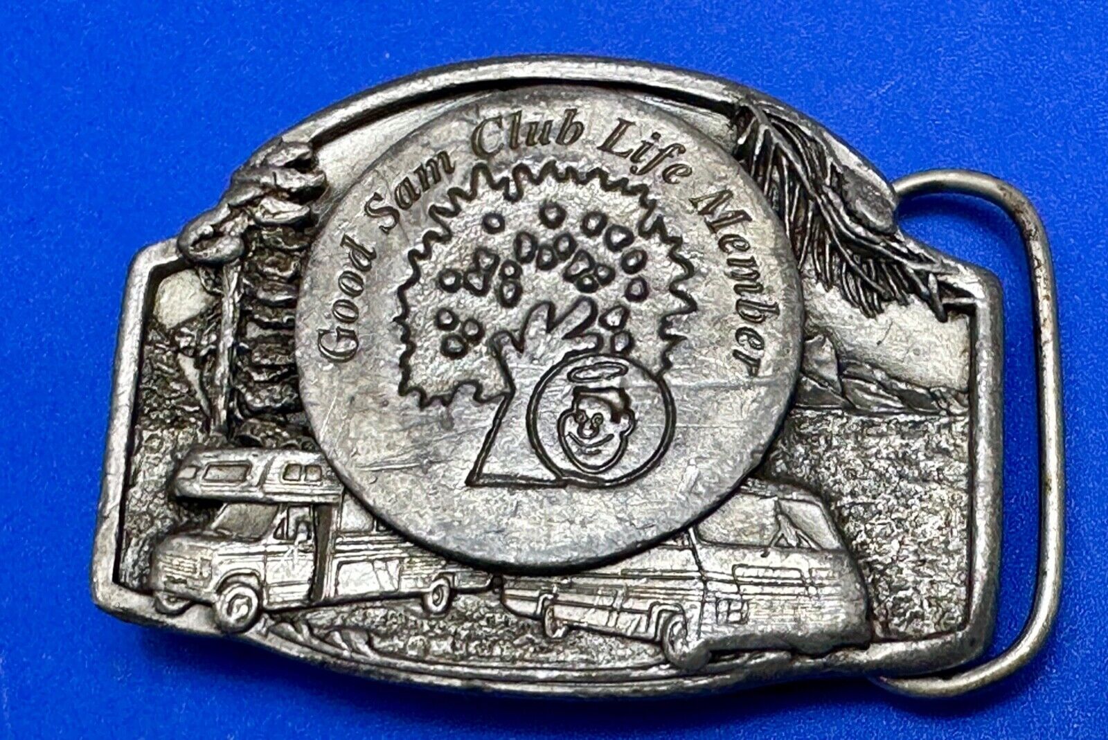 Vintage Good Sam Club Life Member Belt Buckle