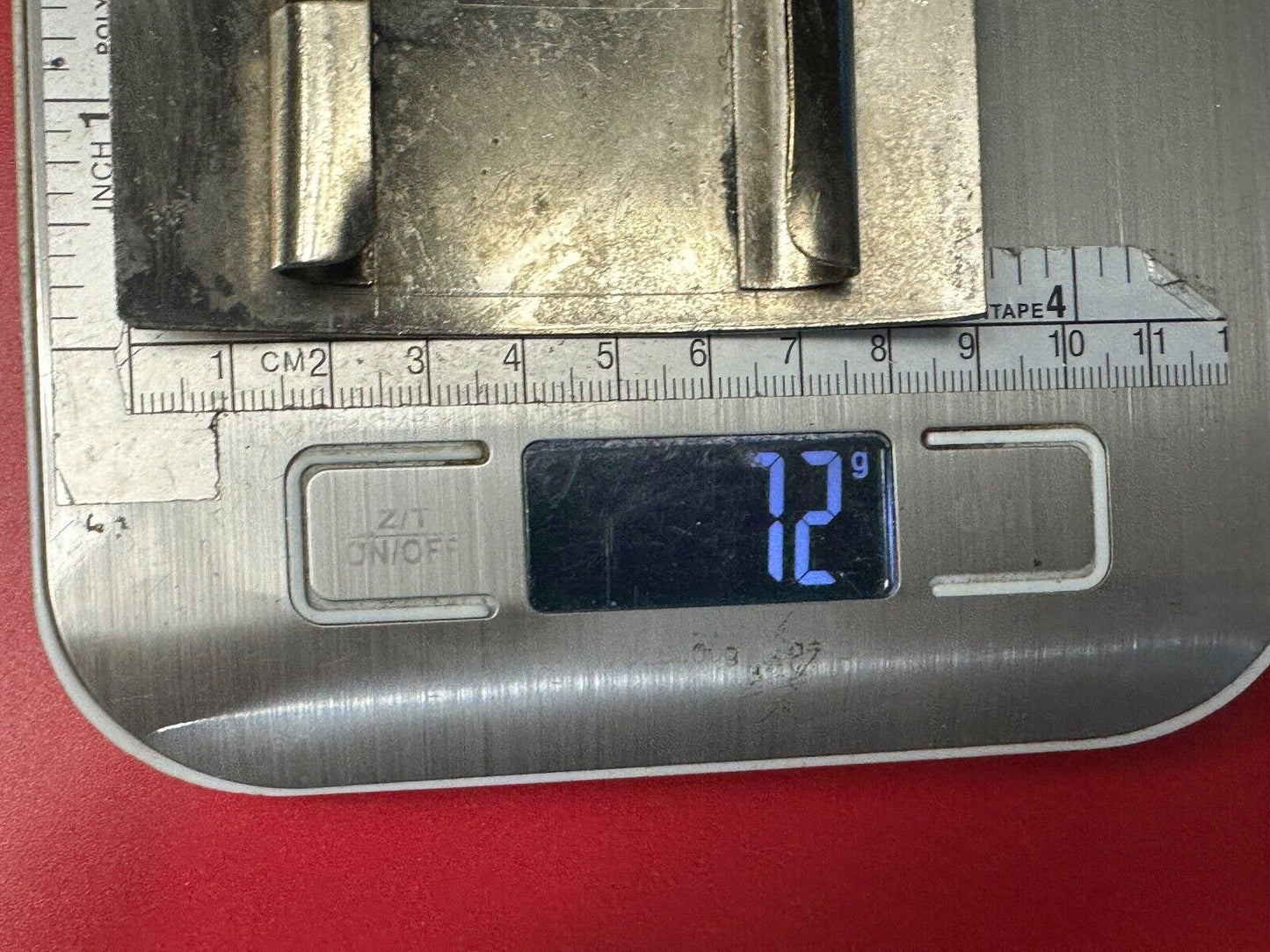 Unknown to me - Silver color belt slide / buckle for craft project or wear!