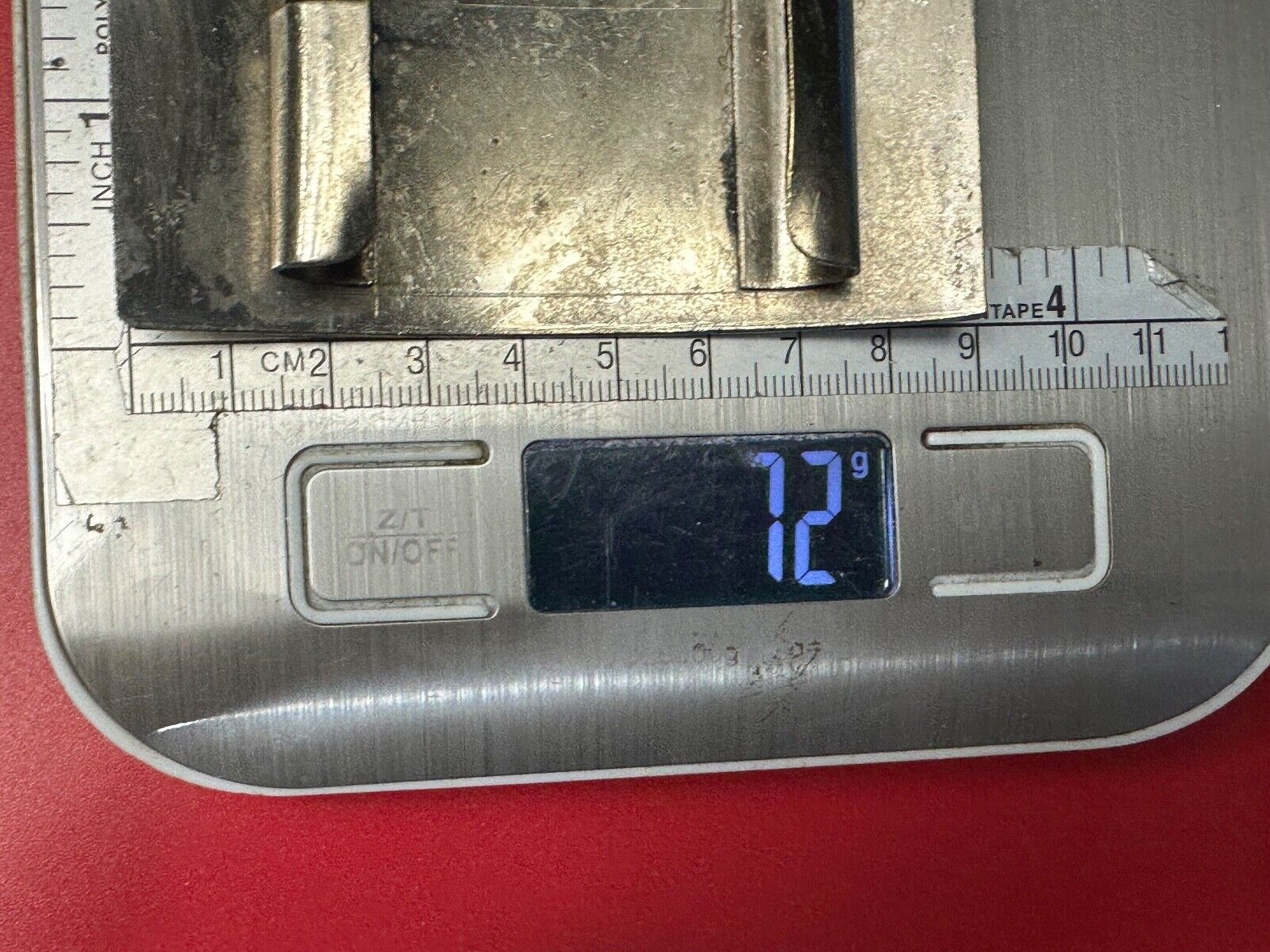 Unknown to me - Silver color belt slide / buckle for craft project or wear!