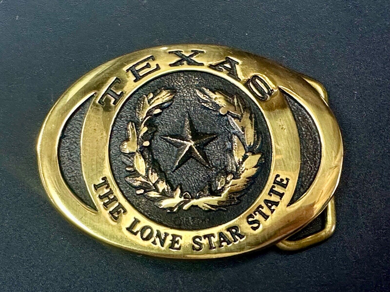 TEXAS THE LONE STAR STATE BELT BUCKLE - Heritage Mint LTD belt buckle w/ bag COA