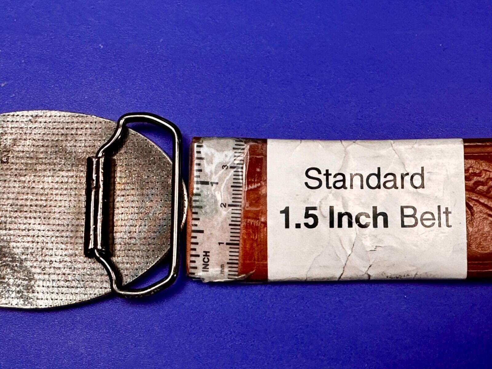 American 1872 Locomotive Steam Engine Train Railway Railroad Vintage Belt Buckle