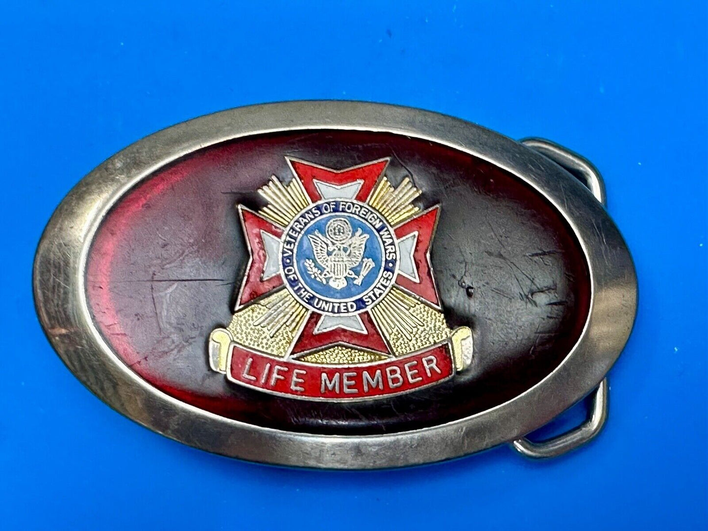 Veterans of foreign wars of the united States of America Vintage Belt Buckle VFW