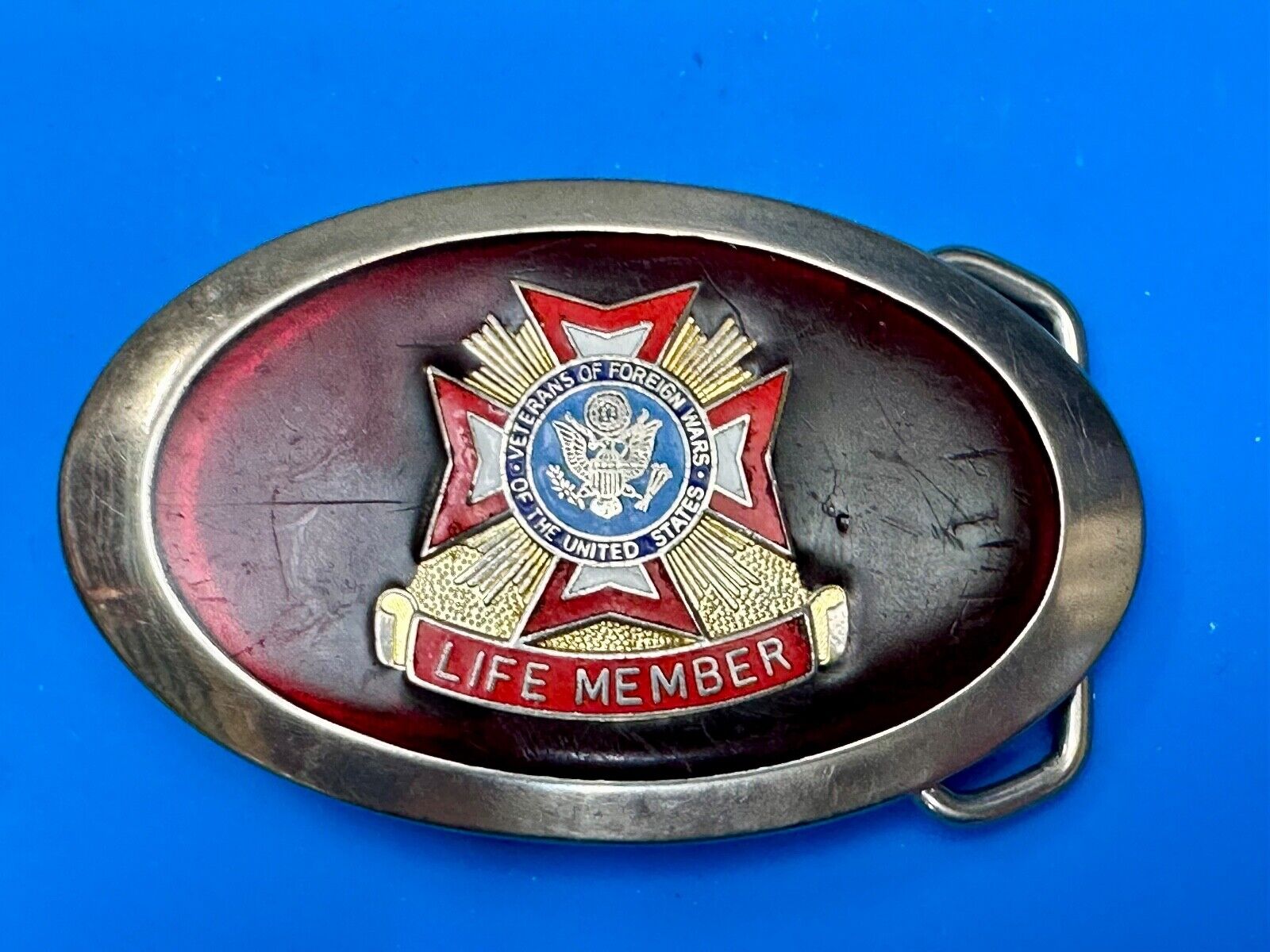 Veterans of foreign wars of the united States of America Vintage Belt Buckle VFW