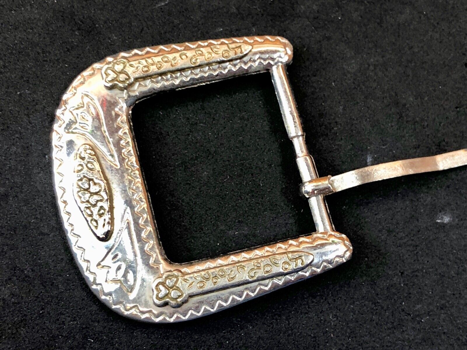 Beautiful Floral Simple Cowgirls Wide Dress Western Belt Buckle 
