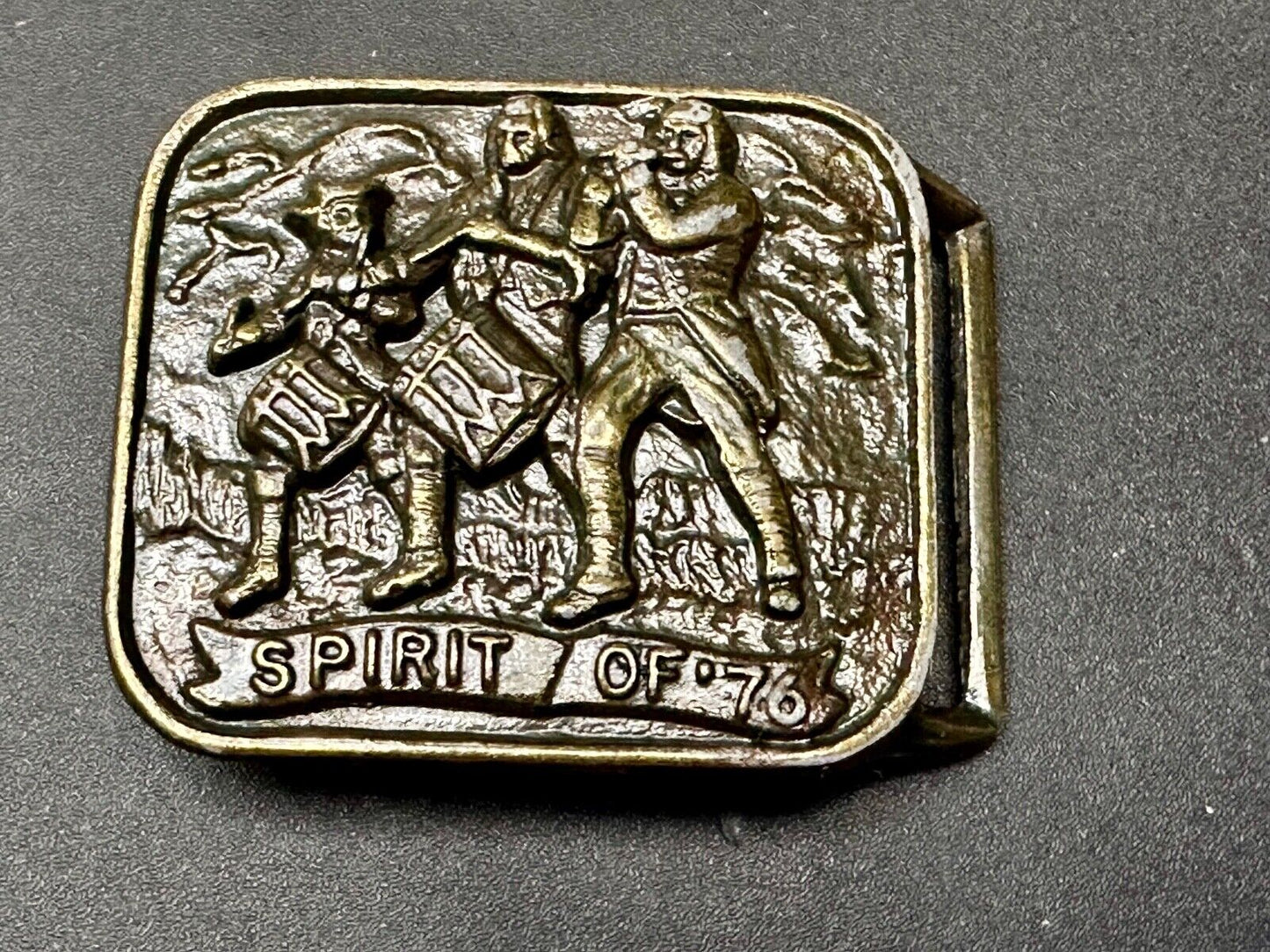 Spirit of 76 Marching Band American Patriot Patriotic Vintage Belt Buckle