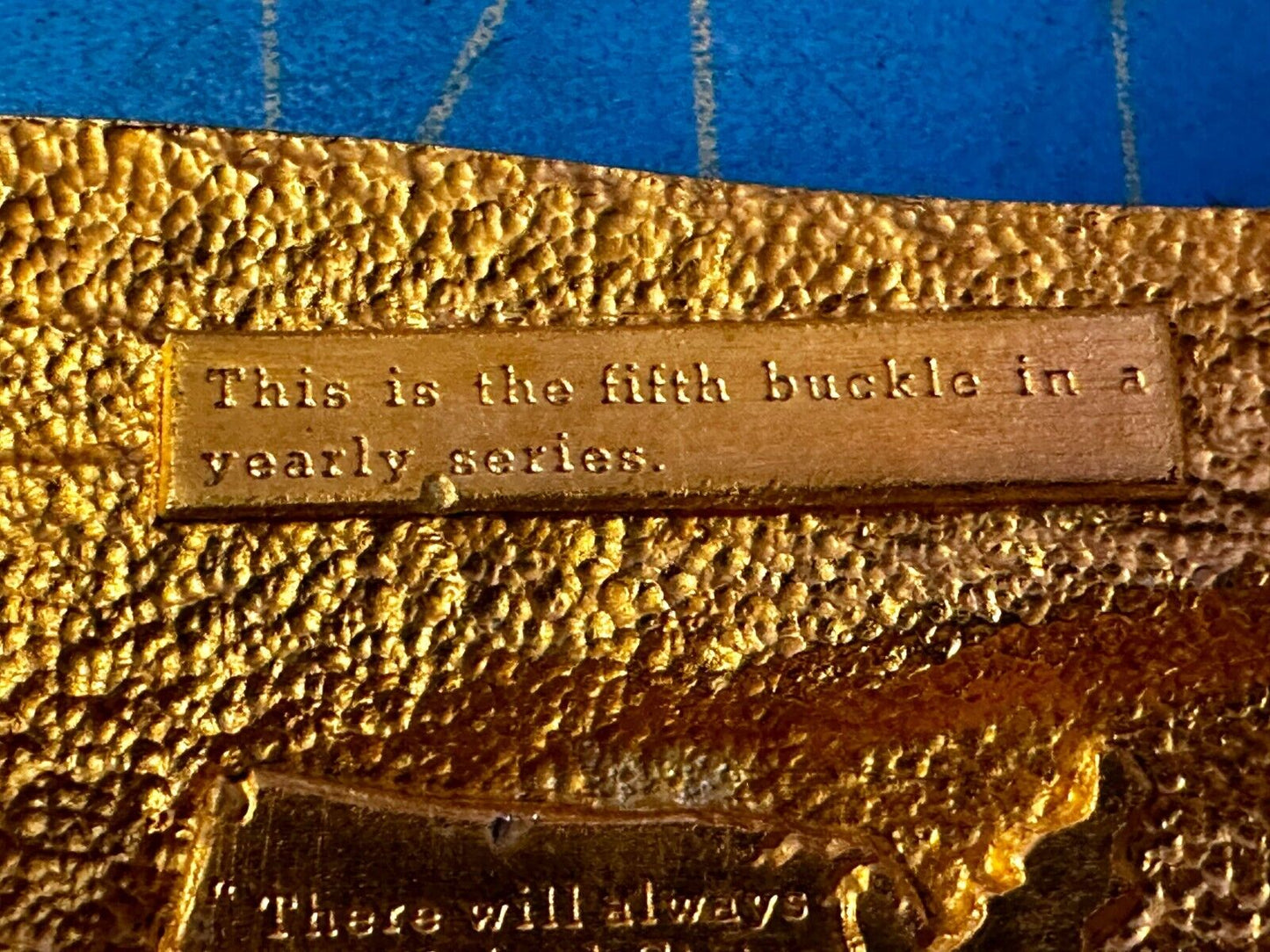 United States of America Liberty States Map Vtg 1986 Commemorative Belt Buckle