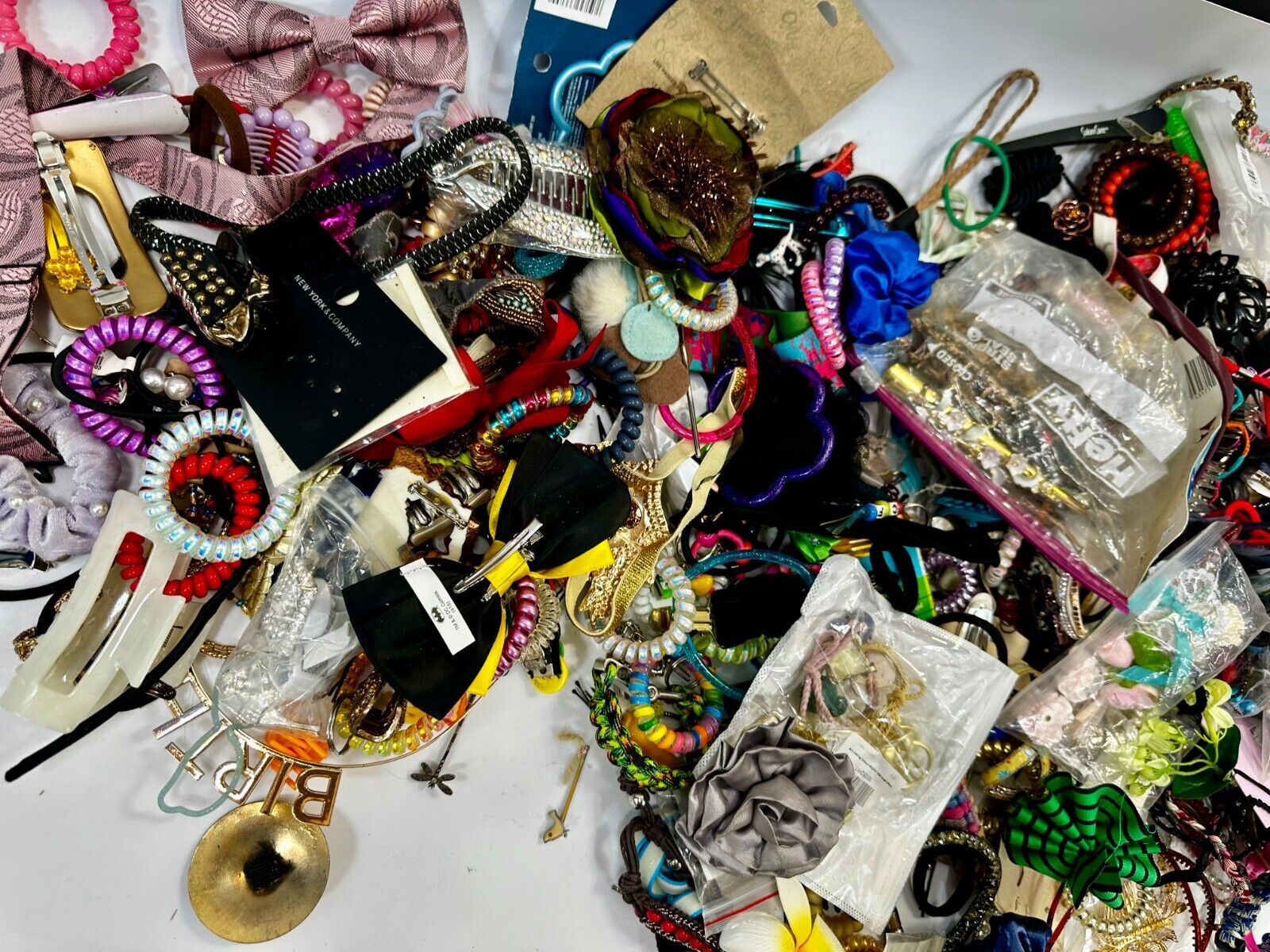 Almost 13 pounds of Hair Accessories -  Resale Bulk Lot, Junk Drawer Grab Bag