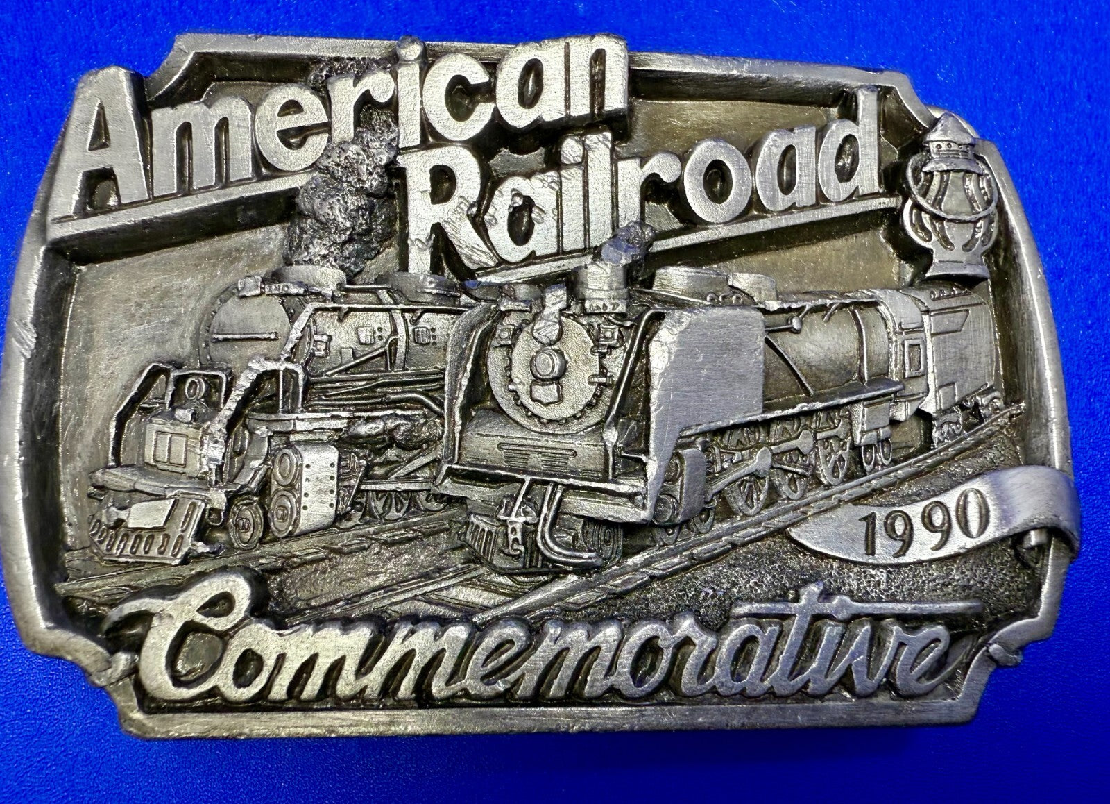 Vintage Historic American Railroad 1990 Commemorative Arroyo Grande Belt Buckle
