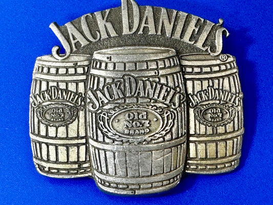 3 Barrels of JACK DANIELS Old No. 7 TN Whiskey 2005 Belt Buckle