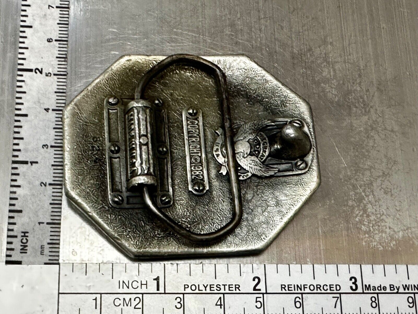 Vietnam Cross 1962 - 1975 The Great American Buckle Co Vintage Belt Buckle