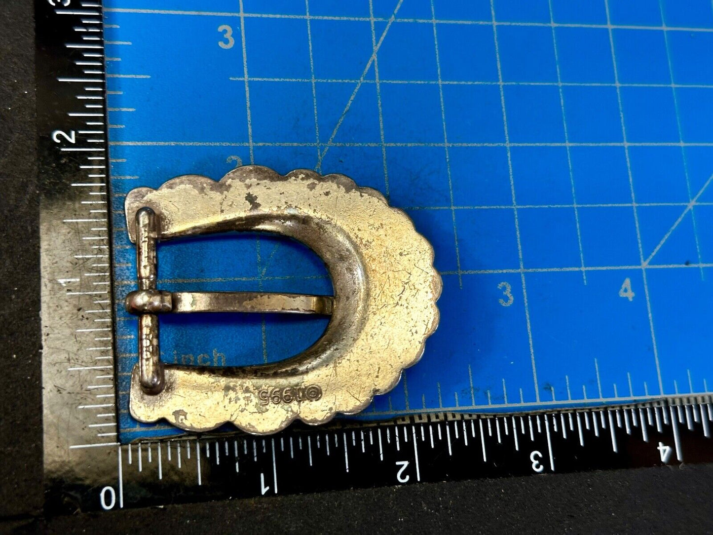 Unique Raised Dimensional Vintage Replacement Ornate Belt Buckle