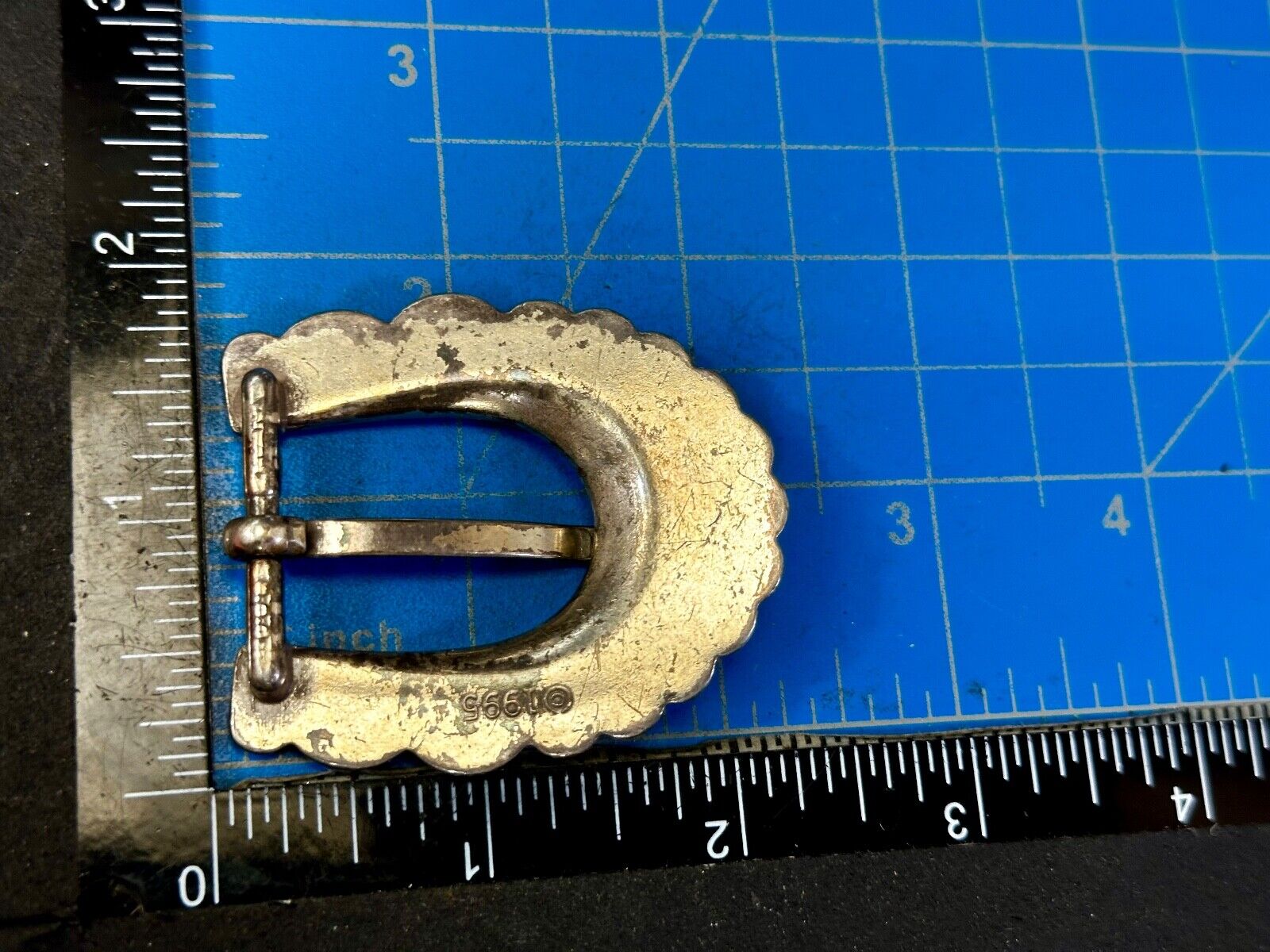 Unique Raised Dimensional Vintage Replacement Ornate Belt Buckle