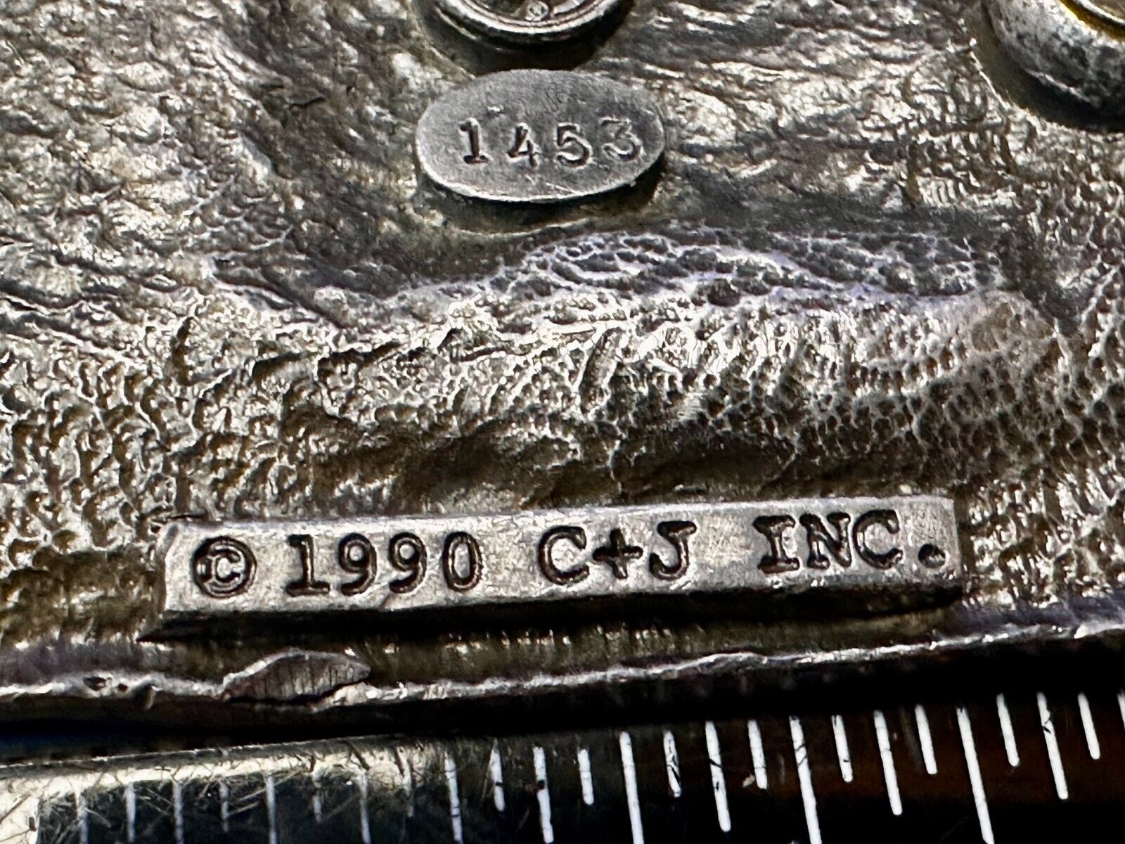 Try And Burn This One Patriotic American Flag USA Vintage 1990 Belt Buckle by CJ